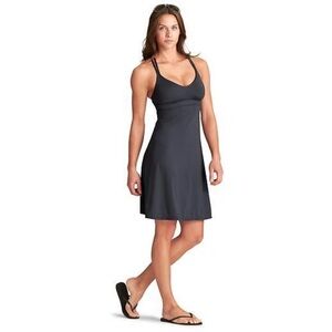 Athleta black coastline swim dress